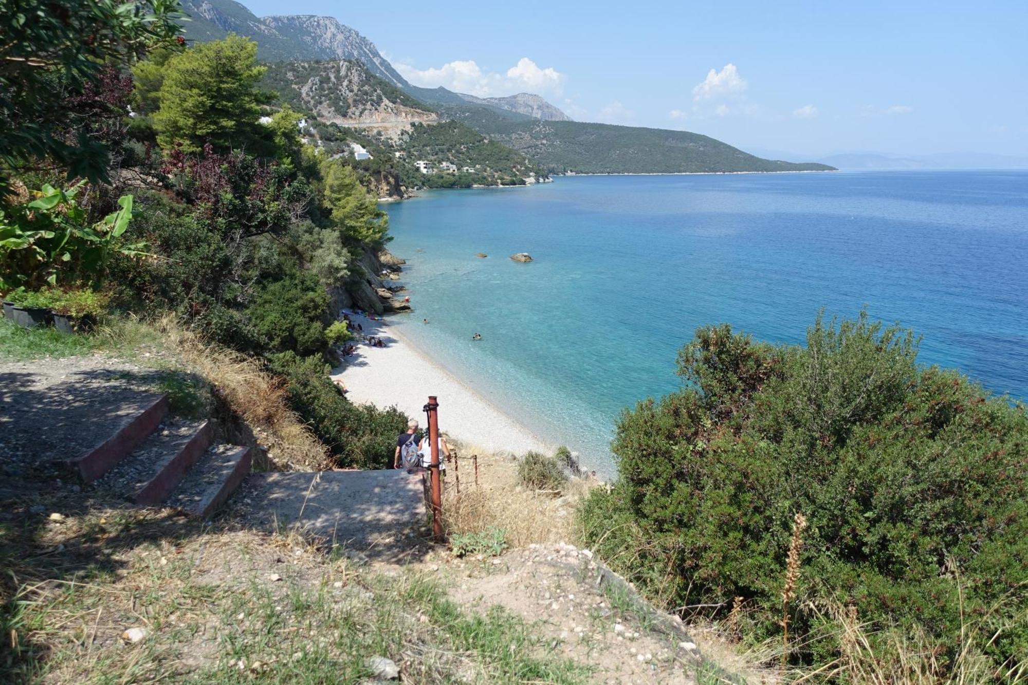 Studio In Villa In Kalloni Direkt Am Meer Luaran gambar
